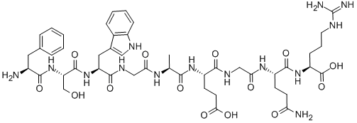 CAS 登录号:29705-92-8, L-苯丙氨酰-L-丝氨酰-L-色氨酰甘氨酰-L-丙氨酰-L-alpha-谷氨酰甘氨酰-L-谷氨酰胺酰-L-精氨酸