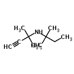 CAS#: 2978-40-7， 2-Methyl-N-(2-Methyl-2-Butanyl)-3-Butyn-2-Amine