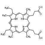 CAS#: 29790-16-7， 3-[2-[(Z)-[3-(2-Carboxyethyl)-5-[(Z)-(4-Ethyl-3-Methyl-5-Oxo-Pyrrol-2-Ylidene)Methyl]-4-Methyl-Pyrrol-2-Ylidene]Methyl]-5-[(Z)-(3-Ethyl-4-Methyl-5-Oxo-Pyrrol-2-Ylidene)Methyl]-4-Methyl-1H-Pyrrol-3-Yl]Propanoic Acid