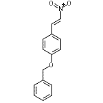 结构式 CAS# 2982-55-0, 1-(苄氧基)-4-[(E)-2-硝基乙烯基]苯