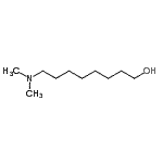 structure of CAS# 29823-87-8, 8-(Dimethylamino)-1-Octanol;8-Dimethylamino-1-octanol