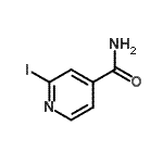 structure of CAS# 29840-76-4, 2-Iodoisonicotinamide;2-IODO-4-(TRIFLUOROMETHOXY)PHENOL;2-iodoisonicotinamide;2-IODOPYRIDINE-4-CARBOXAMIDE