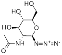 structure of CAS# 29847-23-2, 2-(Acetylamino)-2-Deoxy-beta-D-Glucopyranosylazide;2-Acetamido-1-Azido-1,2-Dideoxy-Β-D-Glucopyranose;2-Acetamido-2-Deoxy-Β-D-Glucopyranosyl Azide ,98%;2-Acetamido-1-Azido-1-2-Dideoxy-B-D-*Glucopyranos