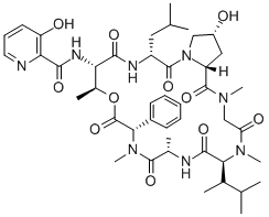 结构式 CAS# 299-20-7, 宜他霉素 A