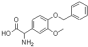 CAS#: 299164-71-9， Amino[4-(Benzyloxy)-3-Methoxyphenyl]Acetic Acid