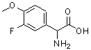 CAS#: 299166-66-8， Amino(3-Fluoro-4-Methoxyphenyl)Acetic Acid