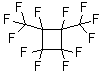 structure of CAS# 2994-71-0, 1,1,2,2,3,4-Hexafluoro-3,4-Bis(Trifluoromethyl)-Cyclobutane;1,1,2,2,3,4-Hexafluoro-3,4-Bis(Trifluoromethyl)Cyclobutane, Mixture Of Cis And Trans;494399_Aldrich;1,2-Bis(Trifluoromethyl)Hexafluorocyclobutane