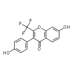 CAS#: 299951-78-3， 7-Hydroxy-3-(4-Hydroxyphenyl)-2-(Trifluoromethyl)-4H-Chromen-4-One