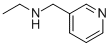 structure of CAS# 3000-75-7, N-(Pyridin-3-Ylmethyl)Ethylamine;N-(3-Pyridinylmethyl)Ethanamine(SALTDATA: FREE);N-Ethyl-N-(3-Pyridylmethyl)Amine;N-Ethyl-3-Pyridinemethylamine
