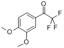 structure of CAS# 300374-83-8, 3',4'-Dimethoxy-2,2,2-Trifluoroacetophenone;1-(3,4-DIMETHOXY-PHENYL)-2,2,2-TRIFLUORO-ETHANONE;3',4'-DIMETHOXY-2,2,2-TRIFLUOROACETOPHENONE