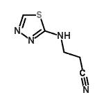 CAS#: 300686-01-5， 3-(1,3,4-Thiadiazol-2-Ylamino)Propanenitrile