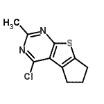 CAS#: 300816-24-4， 4-Chloro-2-Methyl-6,7-Dihydro-5H-Cyclopenta[4,5]Thieno[2,3-d]Pyrimidine