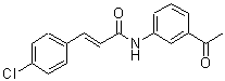 CAS#: 300822-55-3， (2E)-N-(3-Acetylphenyl)-3-(4-Chlorophenyl)Acrylamide
