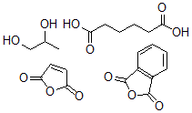 CAS#: 30110-00-0， 1,2-Propanediol, 2,5-furandione, hexanedioic acid, 1,3-dihydro-1,3-dioxoisobenzofurandione polymer