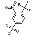 CAS 登录号：301856-45-1， 3-硝基-4-(三氟甲基)苯磺酰氯