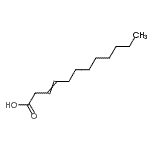 CAS 登录号：3024-05-3， (3E)-3-十二碳烯酸