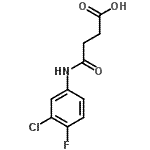CAS#: 303137-77-1， 4-[(3-Chloro-4-Fluorophenyl)Amino]-4-Oxobutanoic Acid
