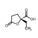 CAS#: 303183-89-3， (2R)-2-Ethyl-5-Oxotetrahydro-2-Furancarboxylic Acid