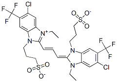 CAS#: 30377-70-9， 3-[(2E)-5-Chloro-2-[(E)-3-[6-Chloro-1-Ethyl-3-(3-Sulfopropyl)-5-(Trifluoromethyl)Benzimidazol-3-Ium-2-Yl]Prop-2-Enylidene]-3-Ethyl-6-(Trifluoromethyl)Benzimidazol-1-Yl]Propane-1-Sulfonate
