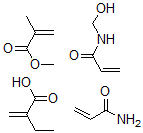 CAS#: 30394-81-1， Ethyl acrylate-acrylamide-N-methylolacrylamide-methylmethacrylate polymer