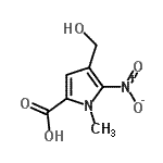 CAS#: 304015-82-5， 4-(Hydroxymethyl)-1-Methyl-5-Nitro-1H-Pyrrole-2-Carboxylic Acid