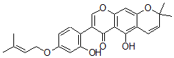 CAS#: 30431-67-5， 5-Hydroxy-3-[2-Hydroxy-4-(3-Methylbut-2-Enoxy)Phenyl]-8,8-Dimethylpyrano[5,6-g]Chromen-4-One