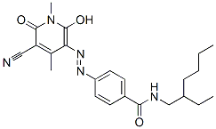 CAS#: 30449-81-1， 4-[(5-Cyano-1,6-Dihydro-2-Hydroxy-1,4-Dimethyl-6-Oxo-3-Pyridyl)Azo]-N-(2-Ethylhexyl)Benzamide