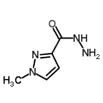 structure of CAS# 304665-45-0, 1-Methyl-1H-Pyrazole-3-Carbohydrazide;1H-PYRAZOLE-3-CARBOXYLICACID, 1-METHYL-, HYDRAZIDE;1-methyl-1H-pyrazole-3-carbohydrazide;1-Methyl-1H-Pyrazole-3-Carboxylic Acid Hydrazide