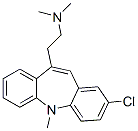 CAS 登录号：30490-63-2， 2-(3-氯-11-甲基苯并[b][1]苯并氮杂卓-6-基)-N,N-二甲基乙胺