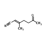 CAS#: 30502-79-5， (2E)-3-Methyl-6-Oxo-2-Heptenenitrile