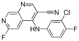 CAS#: 305371-33-9， 4-(3-Chloro-4-Fluorophenylamino)-6-Fluoro-1,7-Naphthyridine-3-Carbonitrile
