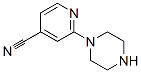 structure of CAS# 305381-05-9, 2-(1-Piperazinyl)-4-Pyridinecarbonitrile;2-Cyano-2-(Piperazin-1-Yl)-1,2-Dihydropyridine-4-Carboxylic Acid;4-Pyridinecarbonitrile,2-(1-Piperazinyl)-(9CI);2-PIPERAZIN-1-YLPYRIDINE-4-CARBONITRILE