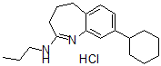 CAS#: 30558-87-3, 8-Cyclohexyl-N-Propyl-4,5-Dihydro-3H-1-Benzazepin-2-Amine Hydrochloride