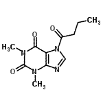 CAS#: 3056-21-1， 7-Butyryl-1,3-Dimethyl-3,7-Dihydro-1H-Purine-2,6-Dione