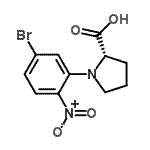 CAS#: 305790-76-5， 1-(5-Bromo-2-Nitrophenyl)-L-Proline