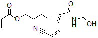 CAS#: 30586-88-0， Butyl acrylate, acrylonitrile, methylolacrylamide polymer