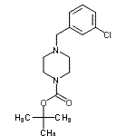 CAS#: 305860-09-7， 2-Methyl-2-Propanyl 4-(3-Chlorobenzyl)-1-Piperazinecarboxylate