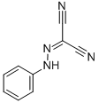 structure of CAS# 306-18-3, 2-(2-Phenylhydrazinylidene)-Propanedinitrile;2-(Phenylhydrazono)Propanedinitrile;2-(Phenylhydrazono)Malononitrile;St065710