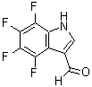 结构式 CAS# 30683-38-6, 4,5,6,7-四氟吲哚-3-甲醛
