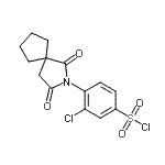 CAS#: 306934-73-6， 3-Chloro-4-(1,3-Dioxo-2-Azaspiro[4.4]Non-2-Yl)Benzenesulfonyl Chloride