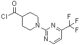 结构式 CAS# 306934-79-2, 1-[4-(三氟甲基)嘧啶-2-基]哌啶-4-甲酰氯