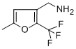 structure of CAS# 306935-05-7, [5-Methyl-2-(Trifluoromethyl)-3-Furyl]Methylamine;3-(Aminomethyl)-5-Methyl-2-(Trifluoromethyl)Furan 97%;3-(Aminomethyl)-5-Methyl-2-(Trifluoromethyl)Furan97%;[5-METHYL-2-(TRIFLUOROMETHYL)-3-FURYL]METHYLAMINE