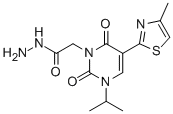 CAS#: 306935-29-5， 2-[5-(4-Methyl-1,3-thiazol-2-yl)-2,6-dioxo-3-isopropylpyrimidin-1-yl]acetohydrazide