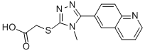 CAS#: 306935-49-9， 2-[(4-Methyl-5-Quinolin-6-Yl-4H-1,2,4-Triazol-3-Yl)Thio]Acetic Acid
