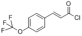 structure of CAS# 306936-02-7, 3-[4-(Trifluoromethoxy)Phenyl]Prop-2-Enoyl Chloride;3-[4-(Trifluoromethoxy)Phenyl]Acryloyl Chloride, 3-[4-(Trifluoromethoxy)Phenyl]Prop-2-Enoyl Chloride;3-[4-(TRIFLUOROMETHOXY)PHENYL]PROP-2-ENOYL CHLORIDE;3-[4-(Trifluoromethoxy)Phenyl]Cinnamoyl Chloride
