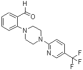 CAS 登录号：306936-03-8， 2-(4-[5-(三氟甲基)-2-吡啶基]哌嗪基)苯甲醛