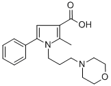 structure of CAS# 306936-20-9, 2-Methyl-1-(3-Morpholinopropyl)-5-Phenyl-1H-Pyrrole-3-Carboxylic Acid;2-METHYL-1-(3-MORPHOLINOPROPYL)-5-PHENYL-1H-PYRROLE-3-CARBOXYLIC ACID;2-METHYL-1-(3-MORPHOLINOPROPYL)-5-PHENYLPYRROLE-3-CARBOXYLIC ACID