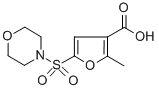 structure of CAS# 306936-37-8, 2-Methyl-5-(Morpholinosulfonyl)-3-Furoic Acid;2-METHYL-5-(4-MORPHOLINOSULPHONYL)FURAN-3-CARBOXYLIC ACID;2-Methyl-5-[(Morpholin-4-Yl)Sulphonyl]-3-Furoic Acid 95%+;2-METHYL-5-(MORPHOLINOSULFONYL)-3-FUROIC ACID