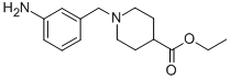 structure of CAS# 306937-22-4, Ethyl 1-(3-Aminobenzyl)Piperidine-4-Carboxylate;3-{[4-Ethoxycarbonyl)Piperidin-1-Yl]Methyl}Aniline, 1-(3-Aminobenzyl)-4-(Ethoxycarbonyl)Piperidine;ETHYL 1-(3-AMINOBENZYL)PIPERIDINE-4-CARBOXYLATE