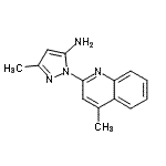 CAS#: 307342-03-6， 3-Methyl-1-(4-Methyl-2-Quinolinyl)-1H-Pyrazol-5-Amine